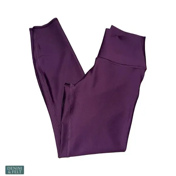 Alo Yoga 7/8 High Waist Airlift Legging Dark Plum Sculpting Compression Studio - Picture 9 of 16